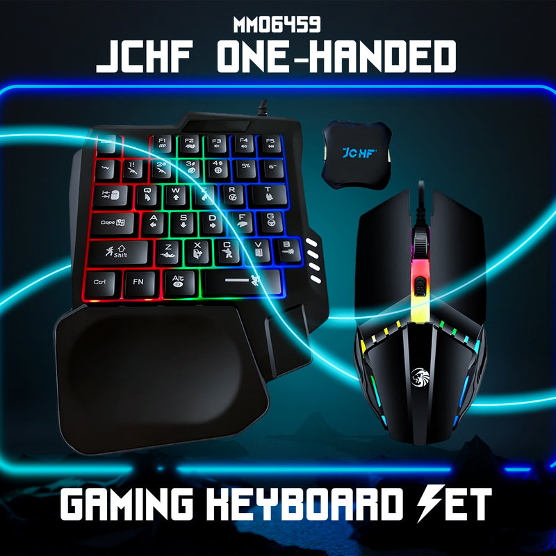 MM06459  JCHF  One-handed  Gaming Keyboard Set