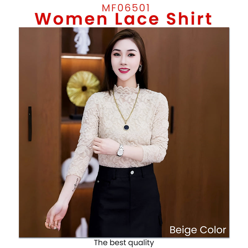 MF06501 Women Lace shirt