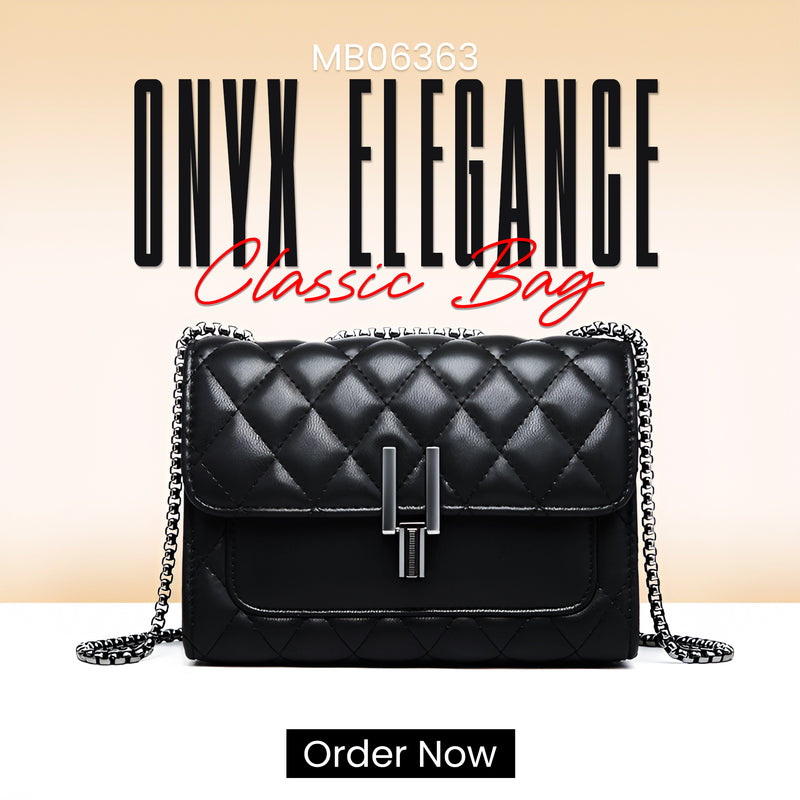 MB06363  Onyx Elegance  Classic Bag