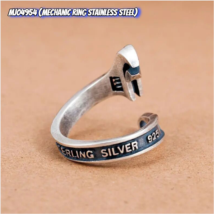 MJ04954 Mechanic Ring Stainless Steel