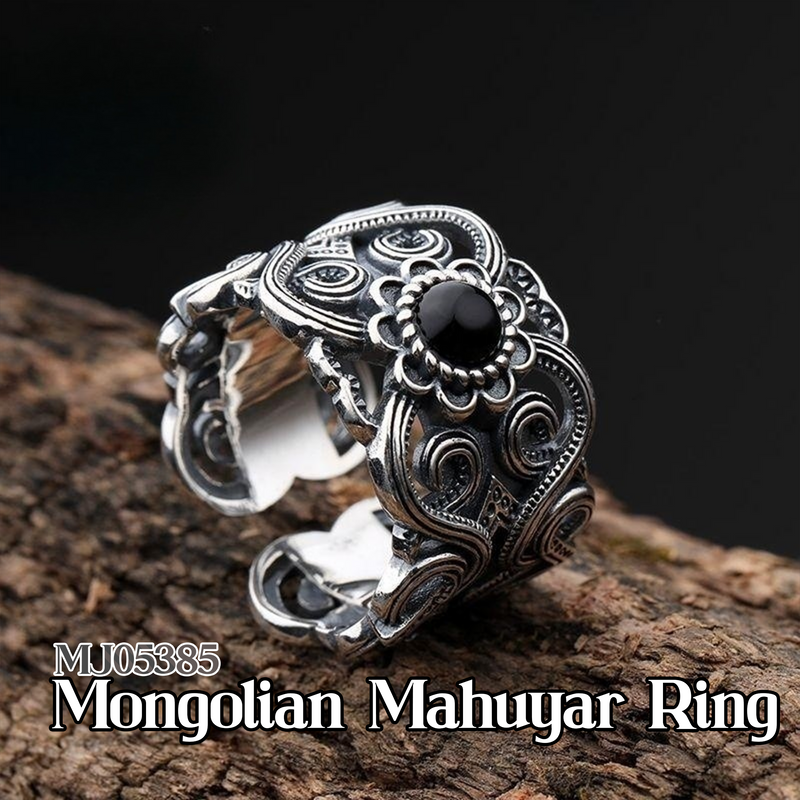 MJ05385  Mongolian Mahuyar Ring