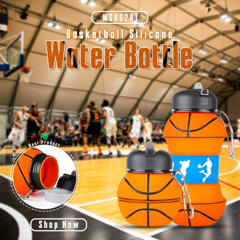 MS06281 Football/basketball Silicone Water Bottle