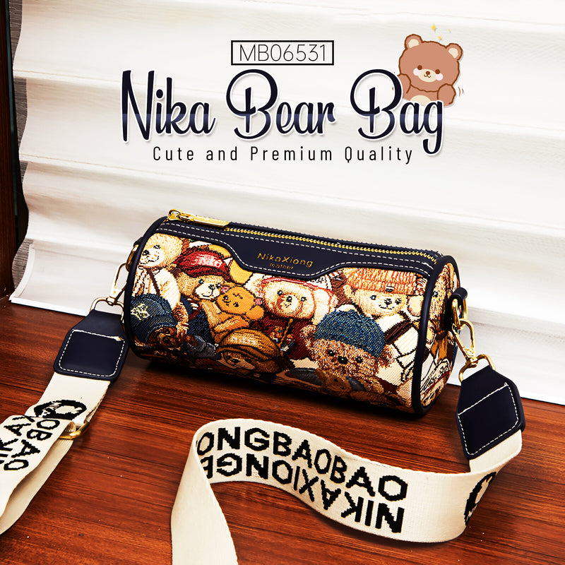 MB06531 Nika Bear Bag