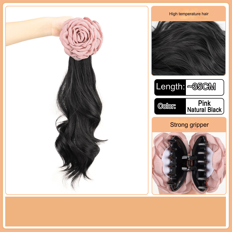 MJ04917  Hair Rose Clip