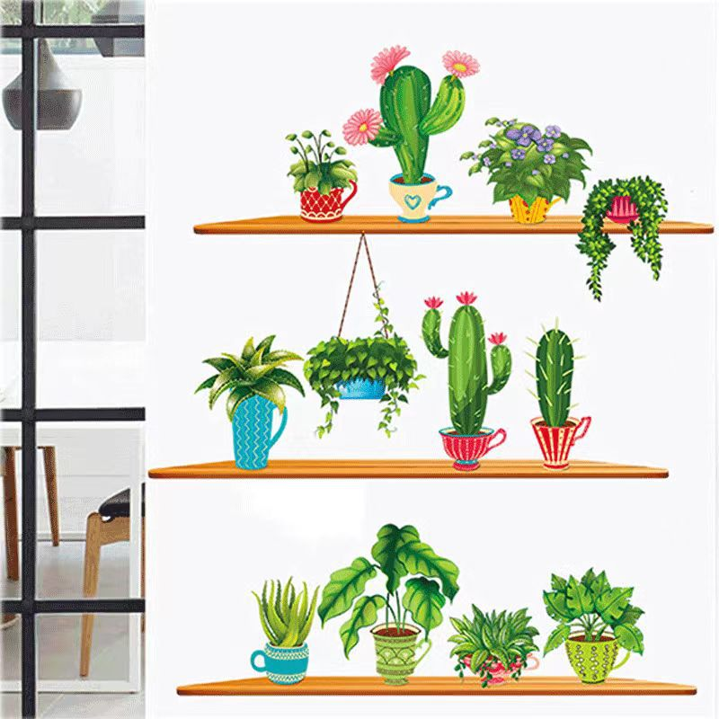 MH06417 Plant 3D wall sticker