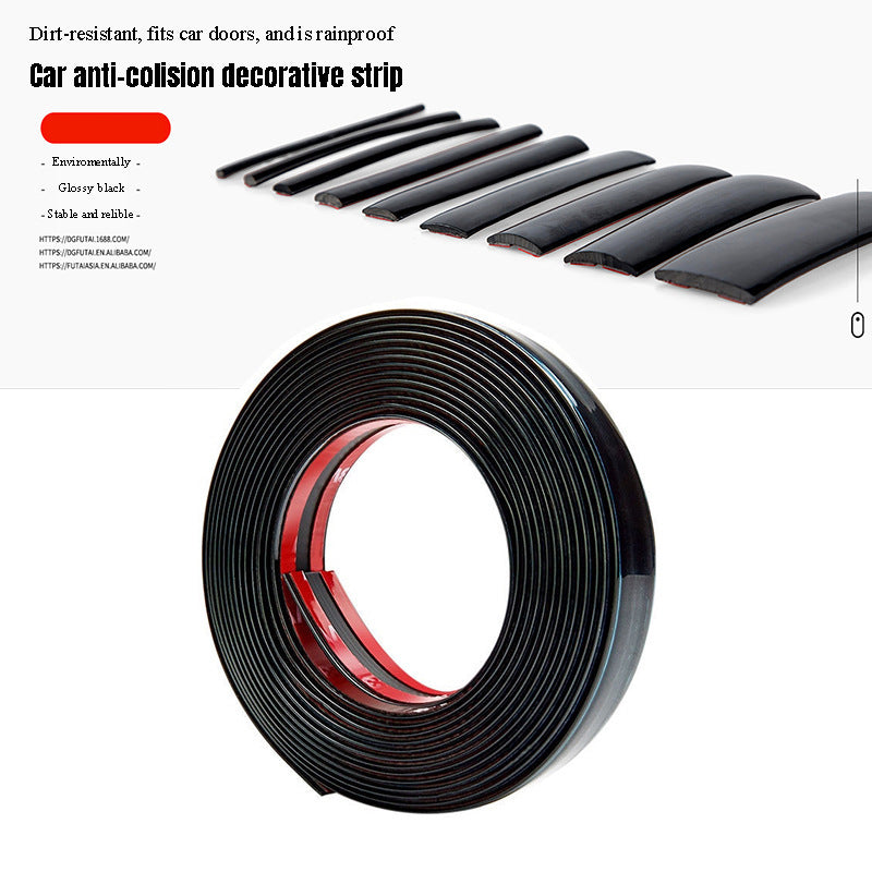 MV06368 Black Car Trim Strips