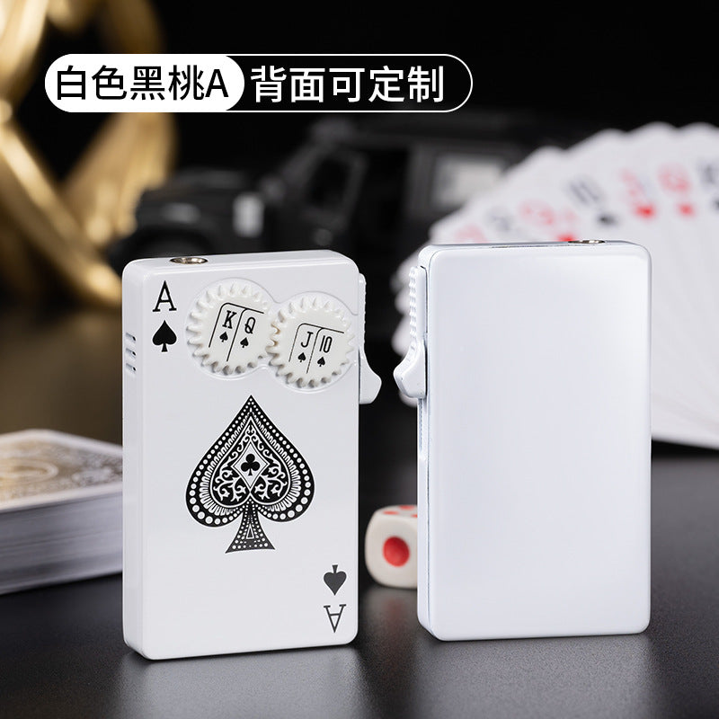 TG00072 Cross Border Gear Rotary Poker Lighter