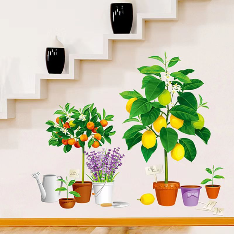 MH06417 Plant 3D wall sticker