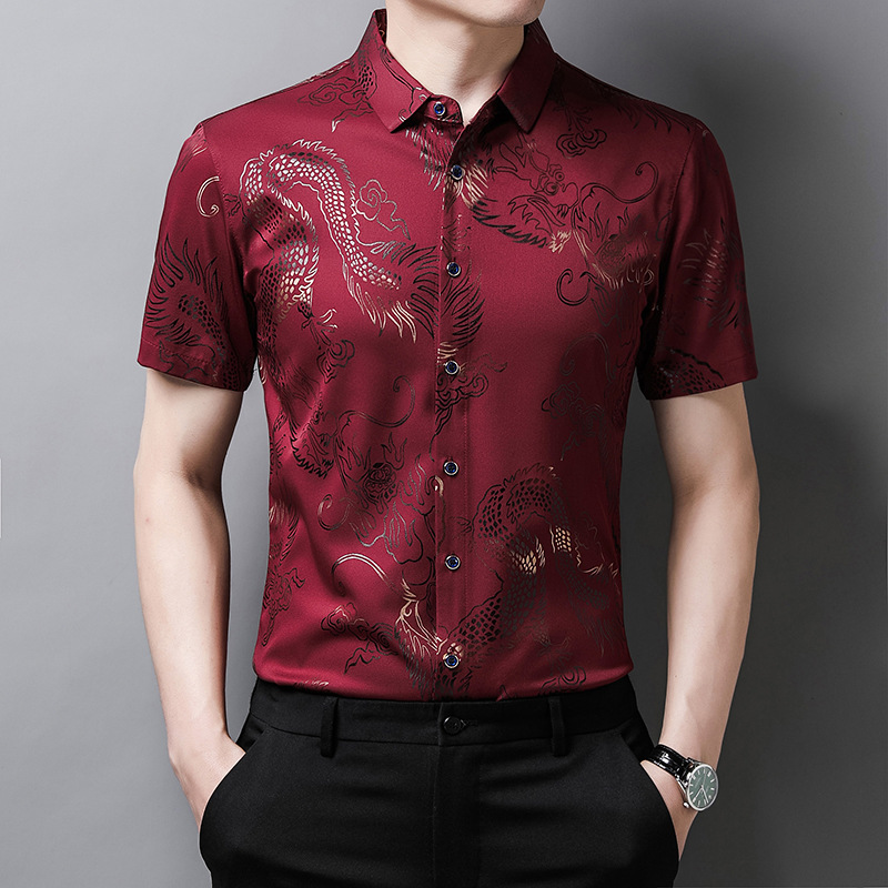 MF06189 Luxury Dragon Shirt