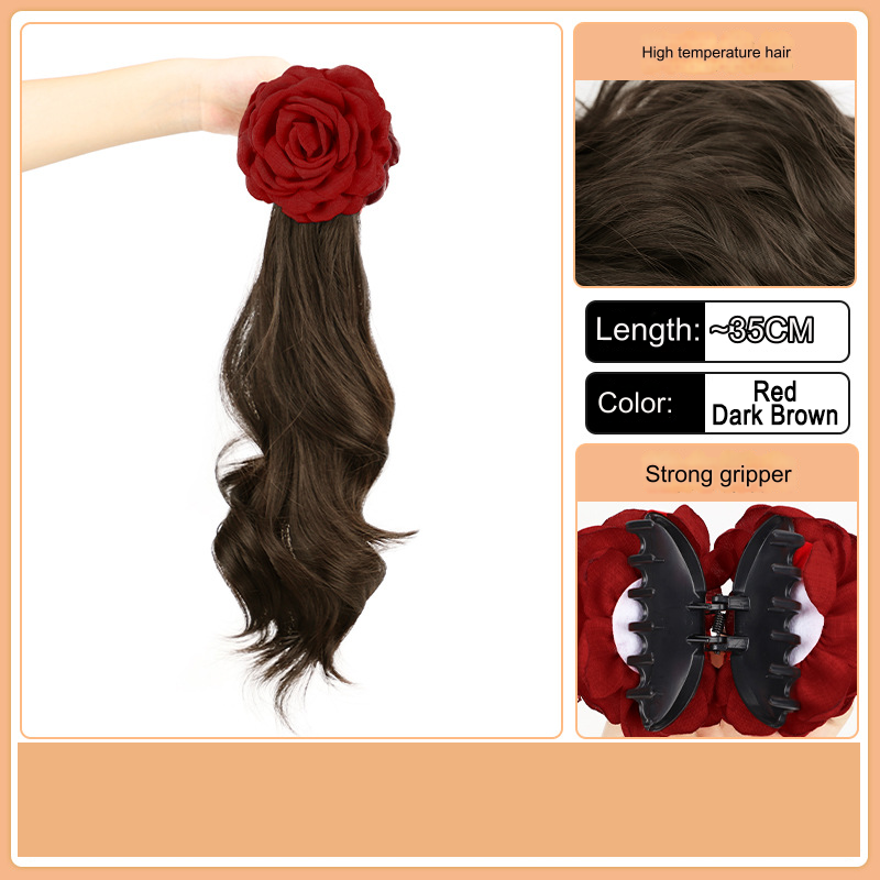 MJ04917  Hair Rose Clip