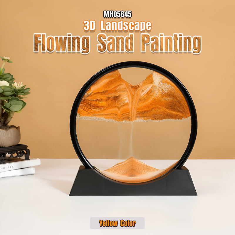 MH05645  3D Landscape Flowing Sand Painting