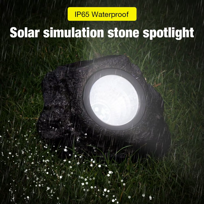 ME06369 LED Solar Stone