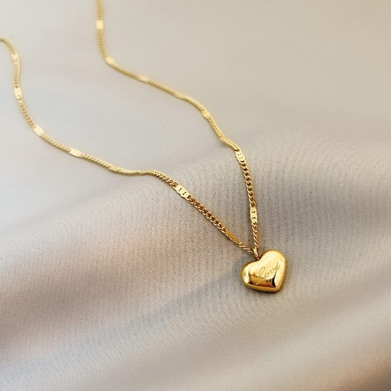 MJ02694 A heart Of Shaped Necklace